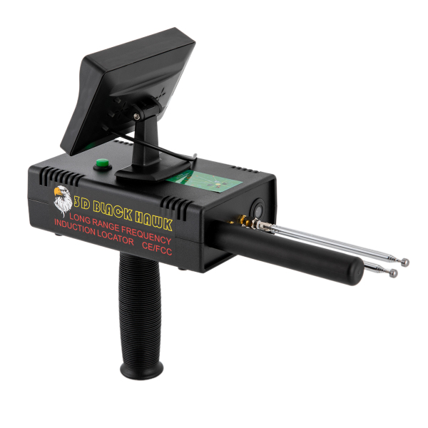 Metaaldetector Metaalzoeker, lange afstand 98,4ft ondergrondse gouddetector, 3D LED-display