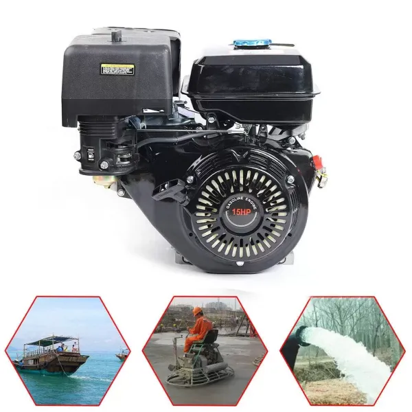 15HP 9.7kW Benzinemotor Stand Motor 4 Takt OHV Industriële Motor Eencilinder Motor Licht Start Motor 420cc 15HP 9.7kW Benzinemotor Stand Motor 4 Takt OHV Industriële Motor Eencilinder Motor Licht Start Motor 420cc