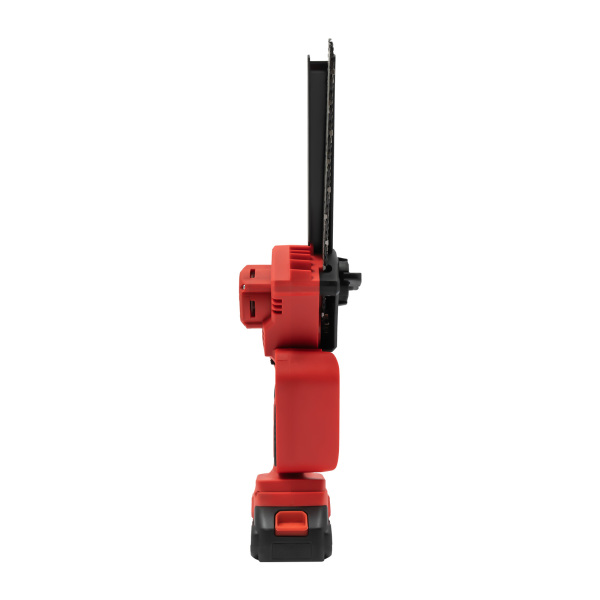 Mini-kettingzaag 8-inch draadloze kettingzaag 2x 2.0 batterij Handmatig oliesysteem Elektrische kettingzaag met één hand Elektrische boomzaag voor het zagen van tuinhout