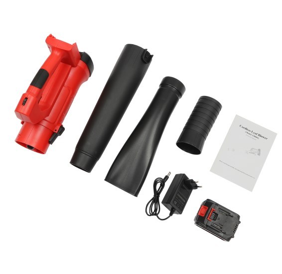 21V draadloze stofzuiger, draadloze elektrische bladblazer met batterij en oplader, voor gazononderhoud, sneeuw en stof 21V draadloze stofzuiger, draadloze elektrische bladblazer met batterij en oplader, voor gazononderhoud, sneeuw en stof