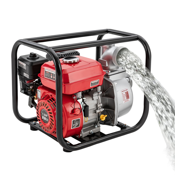 7,5 PK 3" gasaangedreven 4-takt enkele cilinder lucht zelfaanzuigende semi-afvalwaterpomp 7,5 PK 3" gasaangedreven 4-takt enkele cilinder lucht zelfaanzuigende semi-afvalwaterpomp