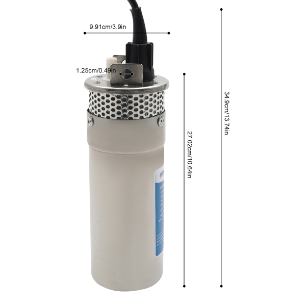 Diepwaterpomp 120W 12L/min Dompelpomp Max. 30 m, IP64 zandpomp