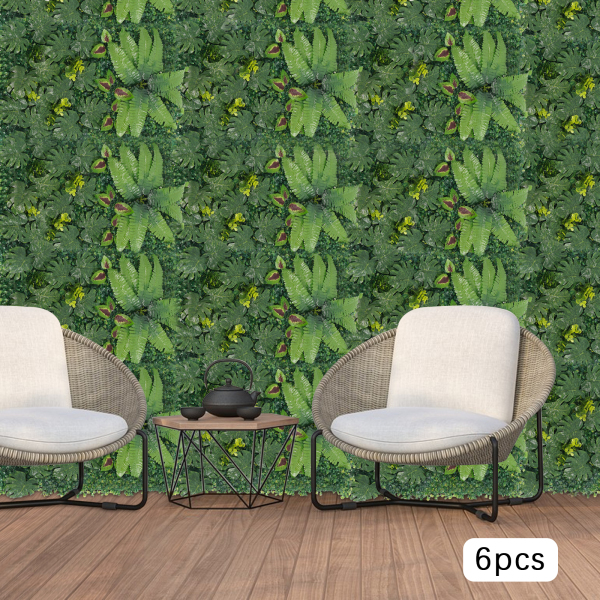 6PCS 40*60cm Groene Muren, Kunstmatige Groene Muur, Kunstmatige Groene Achtergrond Muurdecoratie