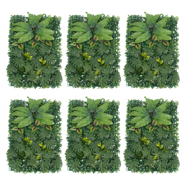 6PCS 40*60cm Groene Muren, Kunstmatige Groene Muur, Kunstmatige Groene Achtergrond Muurdecoratie