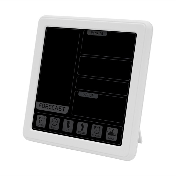 Weerstation met draadloze sensor voor buiten en binnen, weersvoorspelling, temperatuurmonitor