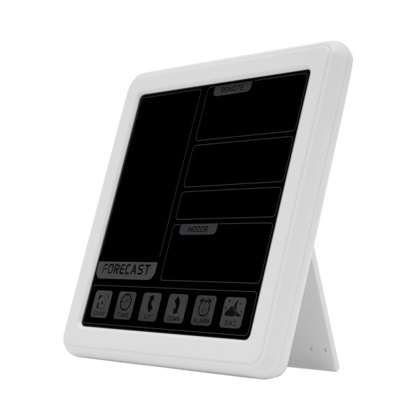 Weerstation met draadloze sensor voor buiten en binnen, weersvoorspelling, temperatuurmonitor