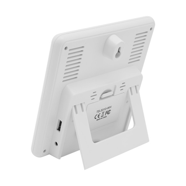 Weerstation met draadloze sensor voor buiten en binnen, weersvoorspelling, temperatuurmonitor
