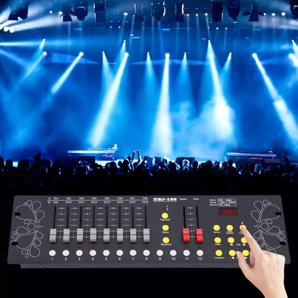 DMX-controller, DMX-console, Premium DMX-podiumverlichtingcontrollerprogramma, Easy Lighting Console