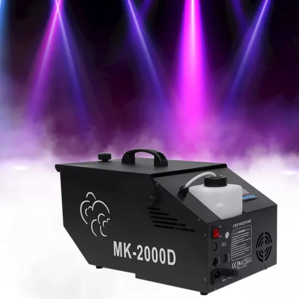 Laagliggende rookmachine DMX rookmachine podiumfogger 1200W met externe rookafdekking