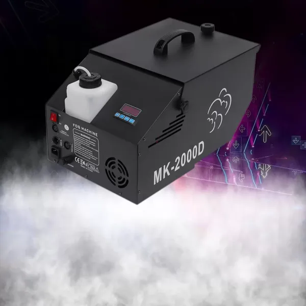 Laagliggende rookmachine DMX rookmachine podiumfogger 1200W met externe rookafdekking