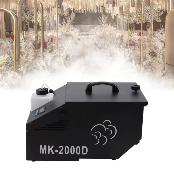 Laagliggende rookmachine DMX rookmachine podiumfogger 1200W met externe rookafdekking