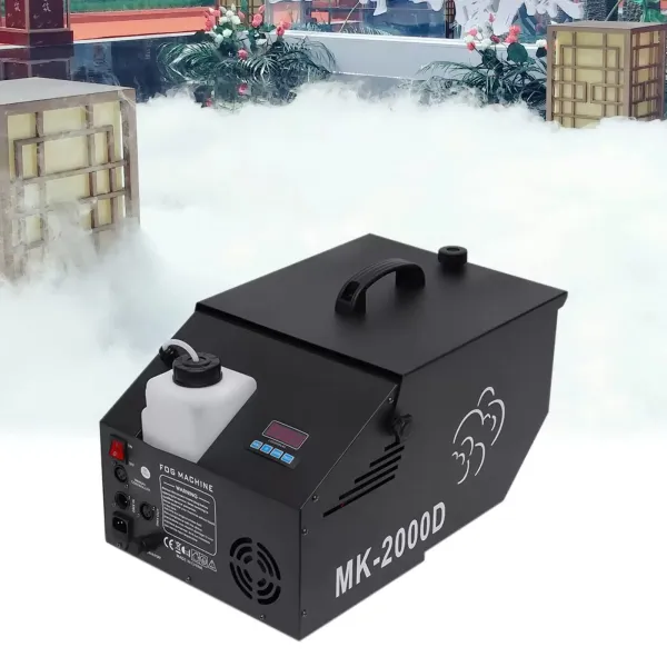 Laagliggende rookmachine DMX rookmachine podiumfogger 1200W met externe rookafdekking