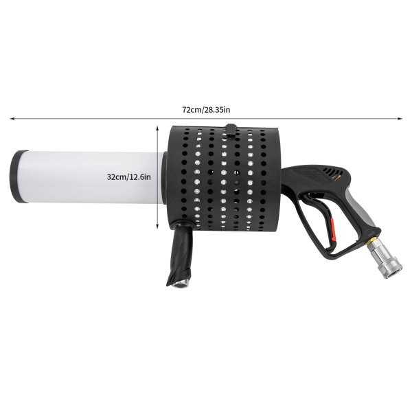 CNCEST Handheld Confetti Machine 7 Kleuren CO2 Confetti Machine Professionele Confetti voor Feest Bruiloft Podiumconcerten Theater CNCEST Handheld Confetti Machine 7 Kleuren CO2 Confetti Machine Professionele Confetti voor Feest Bruiloft Podiumconcerten Theater