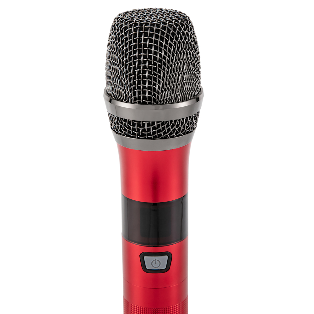 Draadloze microfoon, zangmicrofoons en ontvanger met 25 kanalen, draadloze microfoon voor karaoke zingen bruiloft DJ feesttoespraak kerkklas