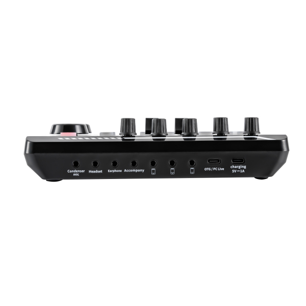 Sound Mixer Effects Board, Bluetooth-compatibele geluidskaart met meerdere geluidseffecten en LED-lampjes