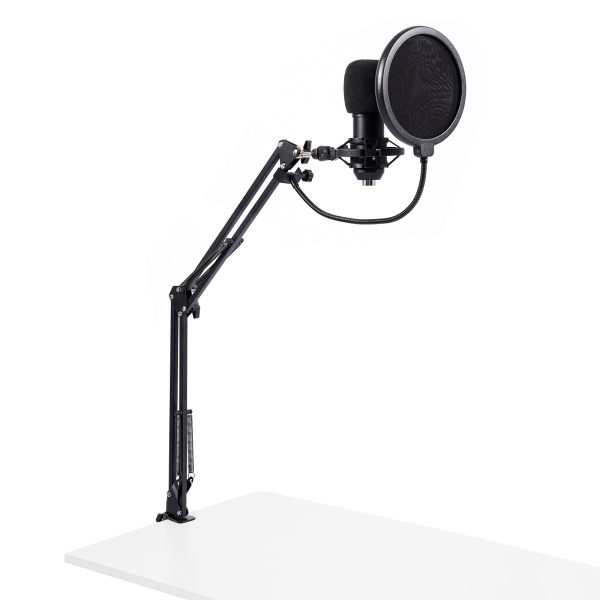 Podcastmicrofoon met stemwisselaar, studiocondensatormicrofoon voor zangopname, pc, TikTok, YouTube Podcastmicrofoon met stemwisselaar, studiocondensatormicrofoon voor zangopname, pc, TikTok, YouTube