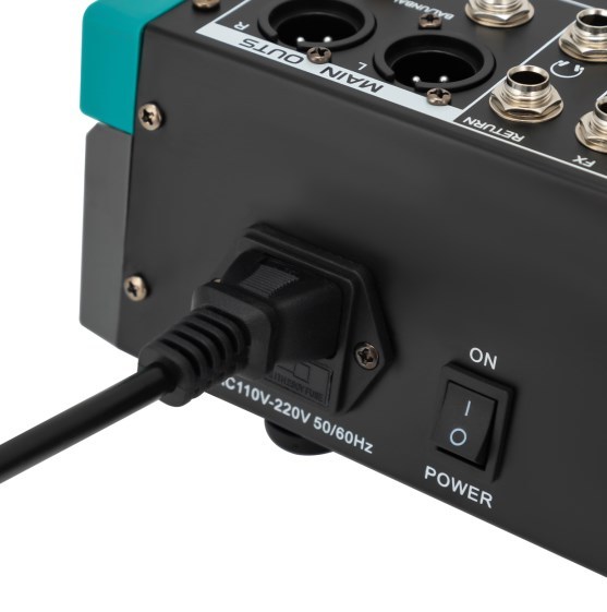 Professionele audiomixer, 8-kanaals audiomixer Professionele audiomixer, 8-kanaals audiomixer
