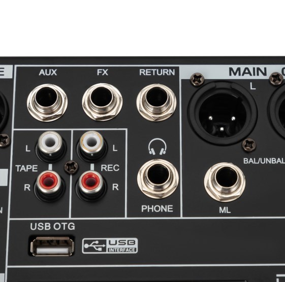 Professionele audiomixer, 8-kanaals audiomixer Professionele audiomixer, 8-kanaals audiomixer