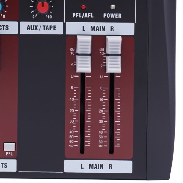 Draagbare 8-kanaalsmixer, DJ-mixer, driebands-equalizer met Bluetooth USB voor KTV Karaoke Party