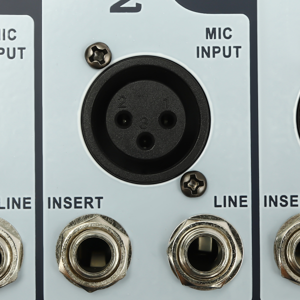 Professionele 7-kanaals geluidsmixer Audio-aangedreven mixer 7-kanaals geluidsconsole