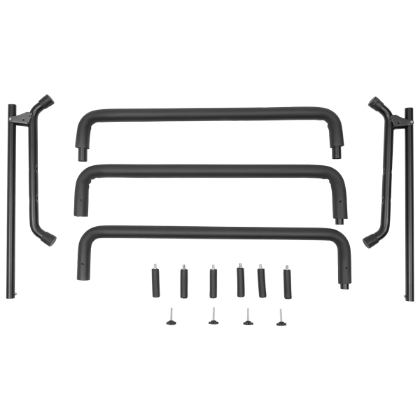 Gitaarstandaard Gitaarstandaard Basstandaard, Metalen standaard, Universele banjostandaard, 74*40*67cm, Zwart