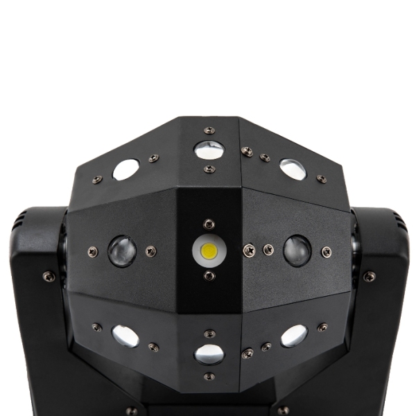 120 W, 16 LED roterende flitser drie in één, RGBW DMX, geschikt voor podiumfeesten, bruiloften 120 W, 16 LED roterende flitser drie in één, RGBW DMX, geschikt voor podiumfeesten, bruiloften