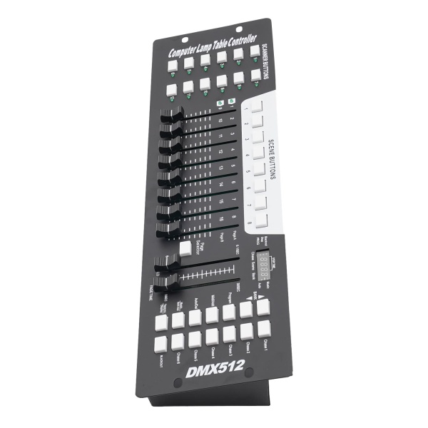 Professionele 192-kanaals DMX-controller voor podiumverlichting, slave-spotlight, DJ, club, feest