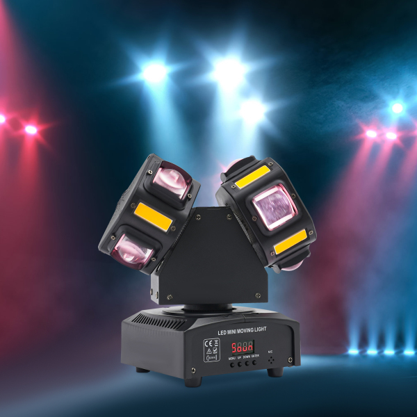 8*LED's Moving Head Light, Moving Head Dj Lights voor Party Concert Festival Show, Stage Lights