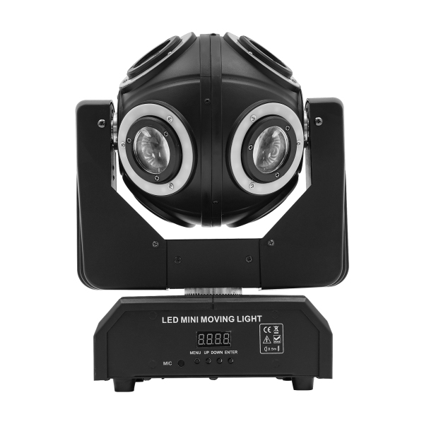 8-koppig bewegend licht, LED-bewegend hoofdlicht, RGBW DJ-roterend licht voor bruiloften, DJ's, clubs, KTV's 8-koppig bewegend licht, LED-bewegend hoofdlicht, RGBW DJ-roterend licht voor bruiloften, DJ's, clubs, KTV's