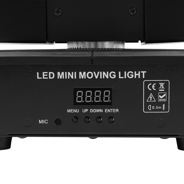 8-koppig bewegend licht, LED-bewegend hoofdlicht, RGBW DJ-roterend licht voor bruiloften, DJ's, clubs, KTV's