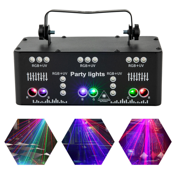 21 Eye Laser Podiumlicht DJ-projector Disco Podiumverlichting Lichteffecten DMX-effecten Spotlight Feestbar Verjaardagsbar Disco Podiumkunstenbar