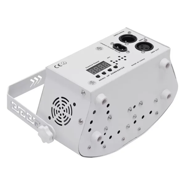 15 Lens Disco Party Light, Indoor DJ Podiumverlichting DMX 512 Geluidsgeactiveerde 192 Patronen Projector (Wit)