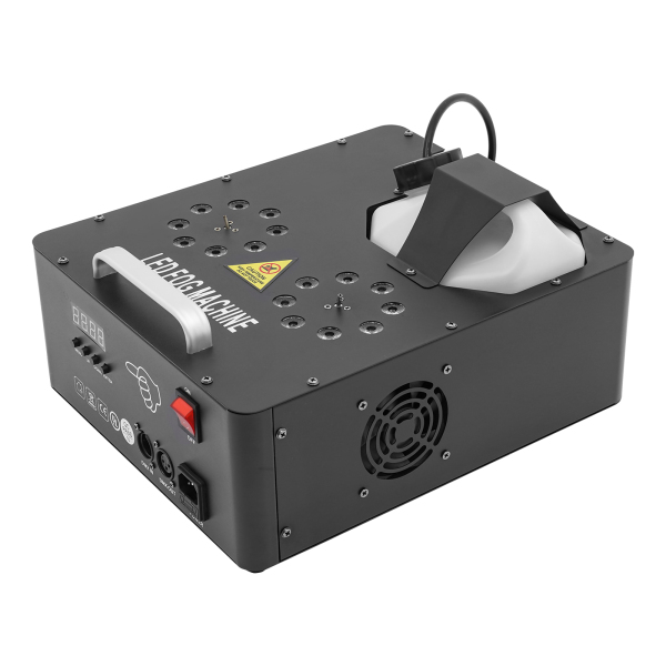 Mistmachine met lichten, rookmachine 16 kleurrijk met led-lichten, rookmachine voor feest Halloween Kerstmis DJ Disco