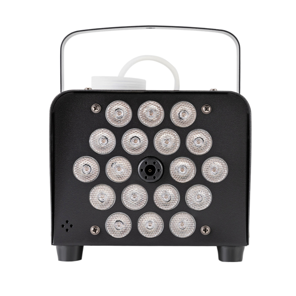 CNCEST Verbeterde mistmachine met verlichting 18 LED, draagbare rookmachine 500 W met 13 kleuren lichteffect en afstandsbediening, buitenmist Automotive voor feesten CNCEST Verbeterde mistmachine met verlichting 18 LED, draagbare rookmachine 500 W met 13 kleuren lichteffect en afstandsbediening, buitenmist Automotive voor feesten