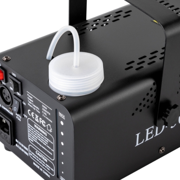 CNCEST Verbeterde mistmachine met verlichting 18 LED, draagbare rookmachine 500 W met 13 kleuren lichteffect en afstandsbediening, buitenmist Automotive voor feesten CNCEST Verbeterde mistmachine met verlichting 18 LED, draagbare rookmachine 500 W met 13 kleuren lichteffect en afstandsbediening, buitenmist Automotive voor feesten