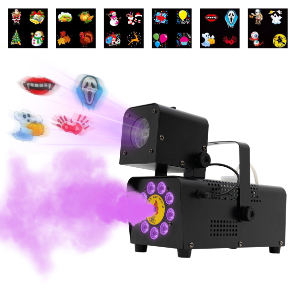 9 LED-rookmachine + patroonlicht 10 * 5 * 8,3 inch Geschikt voor het creëren van goede podiumeffecten en unieke optredens tijdens festivalsfeesten 9 LED-rookmachine + patroonlicht 10 * 5 * 8,3 inch Geschikt voor het creëren van goede podiumeffecten en unieke optredens tijdens festivalsfeesten