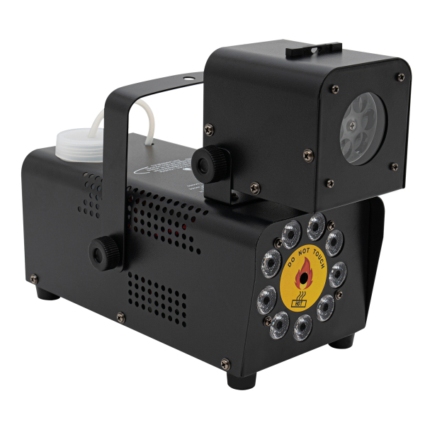 9 LED-rookmachine + patroonlicht 10 * 5 * 8,3 inch Geschikt voor het creëren van goede podiumeffecten en unieke optredens tijdens festivalsfeesten