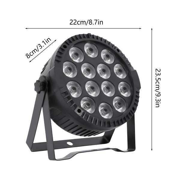 LED RGBW Spotlight, podiumspot, RGBW Spotlight, voor bruiloften, bars, concerttours, dimmen: 0-100, 22*23.5*8, zwart LED RGBW Spotlight, podiumspot, RGBW Spotlight, voor bruiloften, bars, concerttours, dimmen: 0-100, 22*23.5*8, zwart