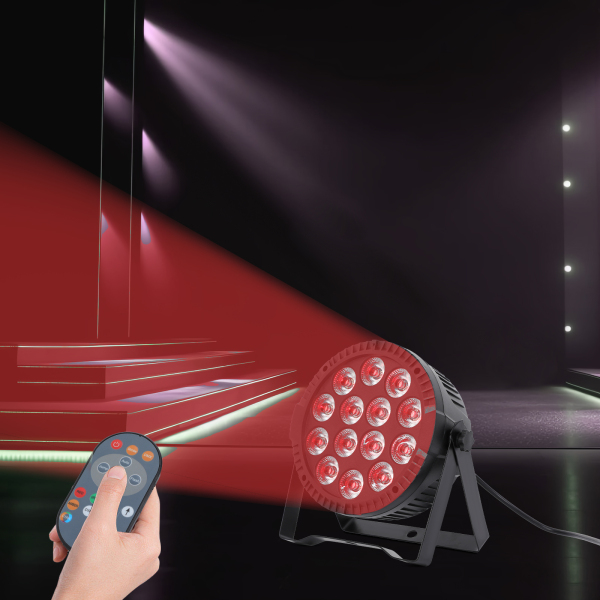 LED RGBW Spotlight, podiumspot, RGBW Spotlight, voor bruiloften, bars, concerttours, dimmen: 0-100, 22*23.5*8, zwart LED RGBW Spotlight, podiumspot, RGBW Spotlight, voor bruiloften, bars, concerttours, dimmen: 0-100, 22*23.5*8, zwart