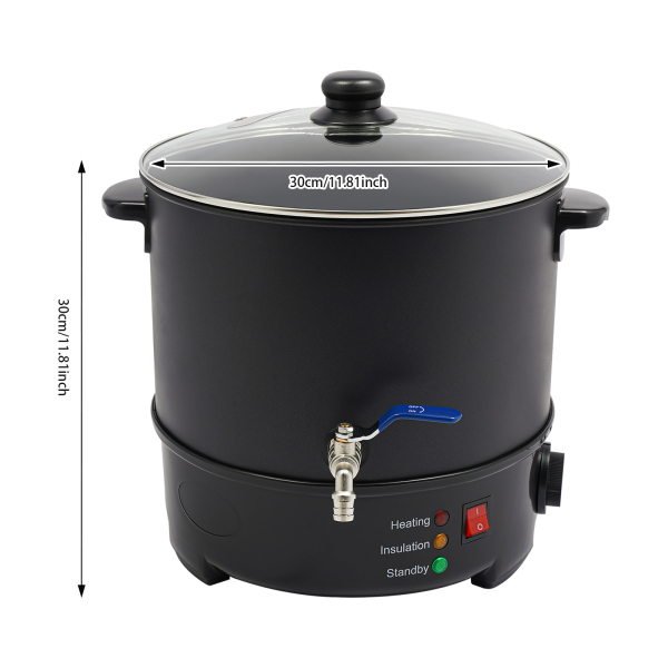10L Wax Smeltpot voor Kaarsen Maken, Wax Smeltpot, Grote Commerciële Wax Smeltmachine