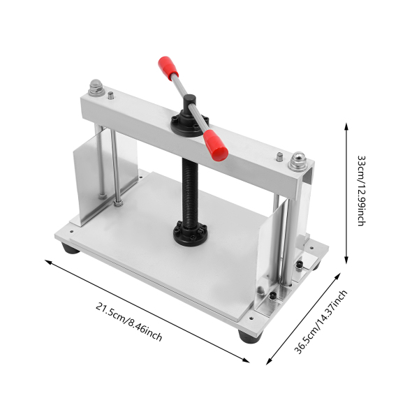 Handmatige papierpersmachine, vlakke papierpersmachine, papiervlakmachine voor het vlakmaken van verschillende soorten bestanden binnen het formaat A4-papier