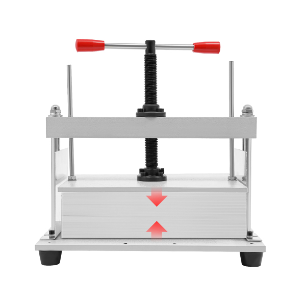 Handmatige papierpersmachine, vlakke papierpersmachine, papiervlakmachine voor het vlakmaken van verschillende soorten bestanden binnen het formaat A4-papier