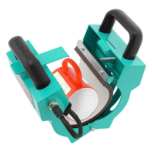 Cup Press Heat Machine, Cup Heat Press, Mini Cup Press Machine voor 10-11oz Mokken, Glazen Bekers, Roestvrijstalen Bekers - Blauw