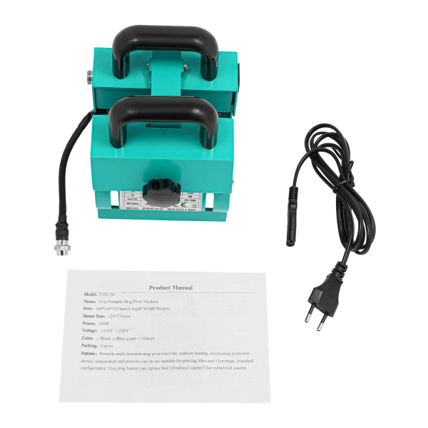 Cup Press Heat Machine, Cup Heat Press, Mini Cup Press Machine voor 10-11oz Mokken, Glazen Bekers, Roestvrijstalen Bekers - Blauw Cup Press Heat Machine, Cup Heat Press, Mini Cup Press Machine voor 10-11oz Mokken, Glazen Bekers, Roestvrijstalen Bekers - Blauw