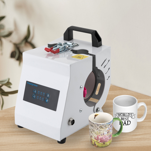 CNCEST Mini-mokpersmachine 11/15 oz Draagbare mokpersverwarmer Mokpersmokpers Warmtepers voor mokken, koffiekopje 220V 300W CNCEST Mini-mokpersmachine 11/15 oz Draagbare mokpersverwarmer Mokpersmokpers Warmtepers voor mokken, koffiekopje 220V 300W