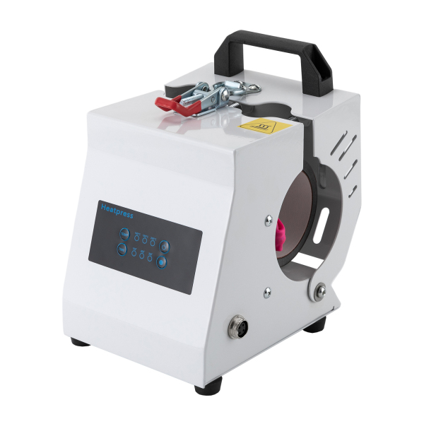 CNCEST Mini-mokpersmachine 11/15 oz Draagbare mokpersverwarmer Mokpersmokpers Warmtepers voor mokken, koffiekopje 220V 300W