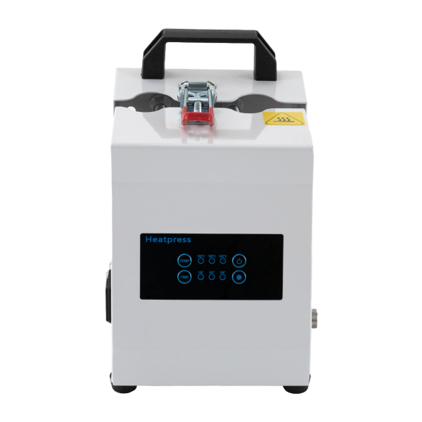 CNCEST Mini-mokpersmachine 11/15 oz Draagbare mokpersverwarmer Mokpersmokpers Warmtepers voor mokken, koffiekopje 220V 300W