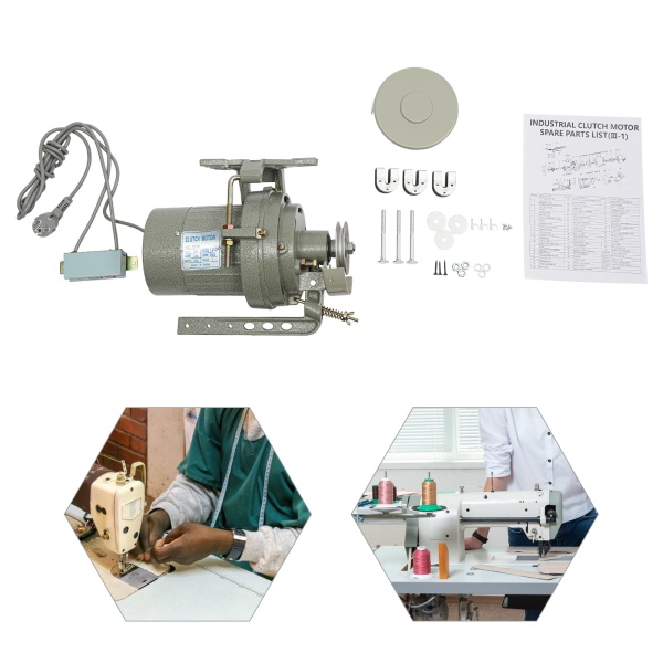 400W industriële naaimachinemotor, naaimachine-accessoires Vervanging van naaimachinemotor 2850 RPM