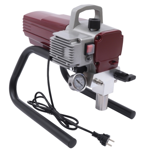 1800W 220V airless verfspuit met instelbare spuitdruk en slang voor muur, plafond, hout