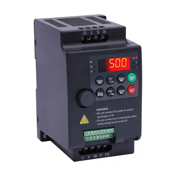 Variabele frequentieaandrijving, AC 220V/2,2KW 3HP 10A CNC VFD-converter Eenfasig naar driefasig voor toerentalregeling van de spilmotor